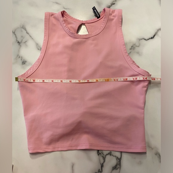 PrettyLittleThing top, pink women’s tank top size 6 - Picture 7 of 16